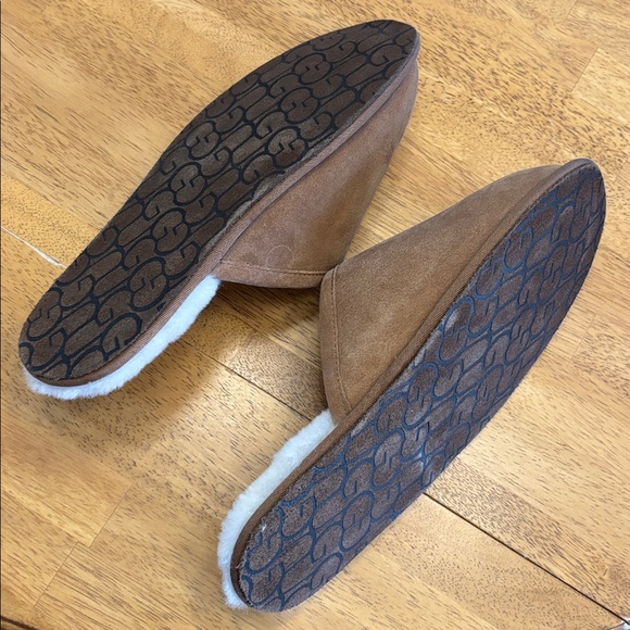 UGG Mens Scuff Suede Slippers in Chestnut, Size 12 main image 6